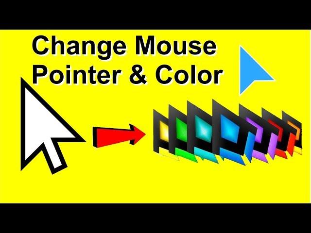 How to Change Mouse Pointer Size and Color in Windows 10,7,8.1