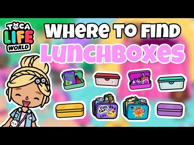 UPDATED* Where to find ALL Lunchboxes in Toca Life World