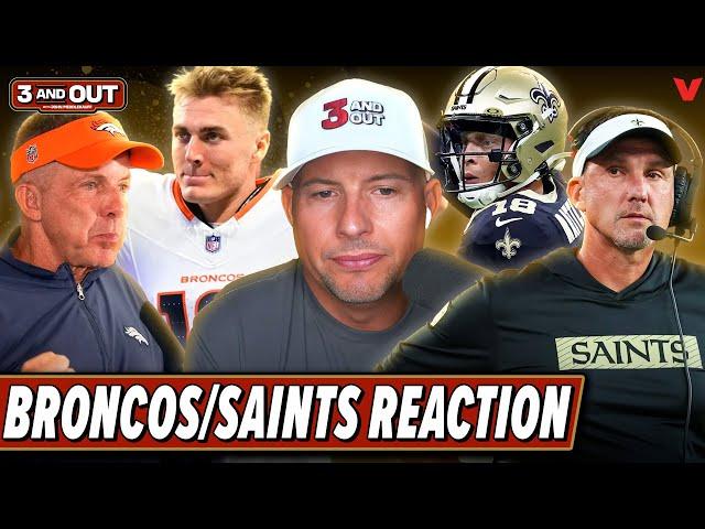 John Middlekauff Reacts to Bo Nix, Denver Broncos CRUSHING New Orleans Saints in TNF | 3 & Out