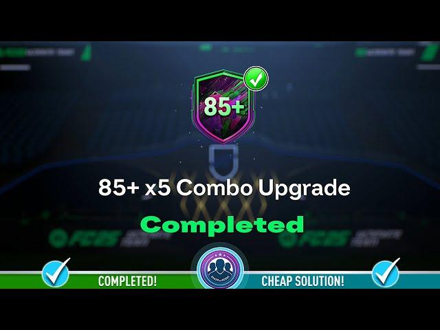 85+ x5 Combo Upgrade SBC Pack Opened! - Cheap Solution & SBC Tips - FC 25