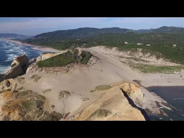 Phantom drone Cape Kiwanda, Pacific City, Oregon.