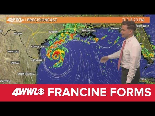 Monday 10 AM Tropical Update: Tropical Storm Francine forms