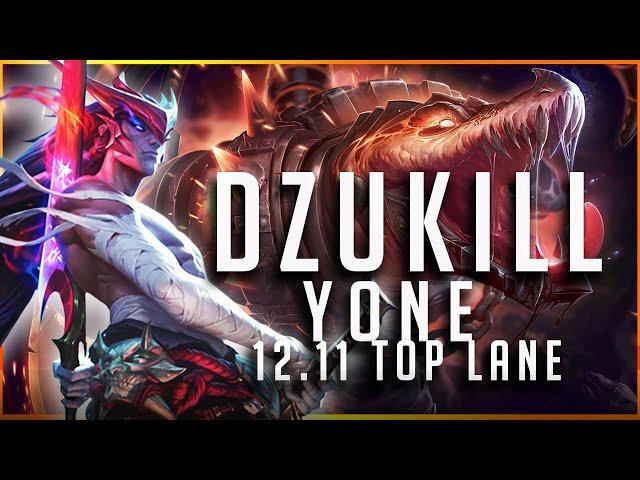 Dzukill - Yone vs Renekton TOP Patch 12.11 - Yone Gameplay