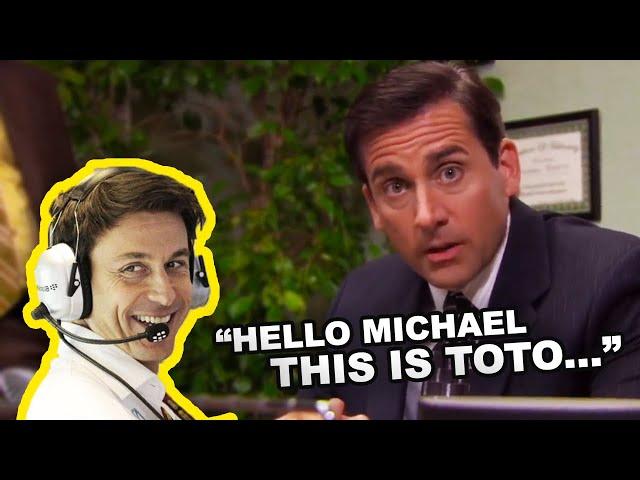 Toto Wolff Calls Michael Scott from The Office