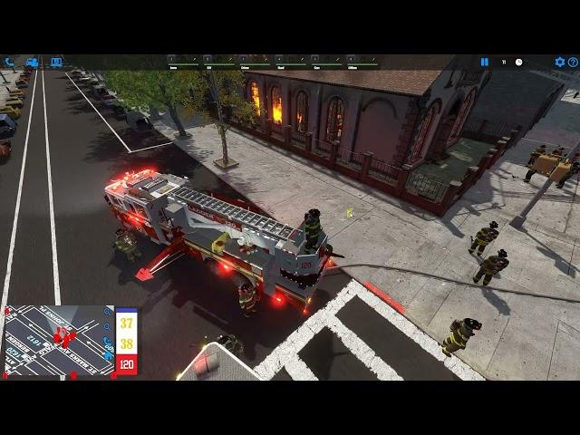 EmergeNYC AI Update Speed Tutorial - 04 Exterior Operations (Tower Ladders & Deckguns)