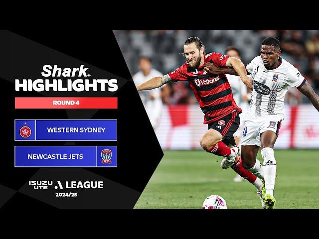 Western Sydney Wanderers v Newcastle Jets - Shark Highlights | Isuzu UTE A-League 2024-25 | Round 04