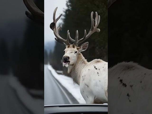 “Moose warning humans" #animals #rescue #elk