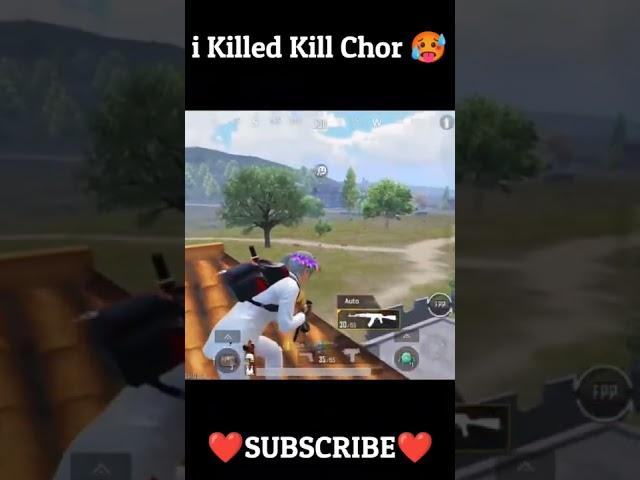 I KILLED @KILL CHOR  BATTLEGROUND MOBILE INDIA PARTNER#shorts #short #killchor #bgmi #pubgmobile