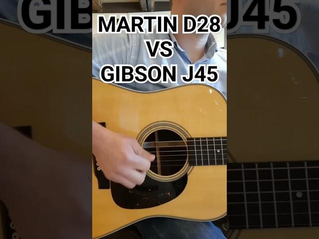 2023 Gibson J-45 vs Martin D-28 - classic American acoustics