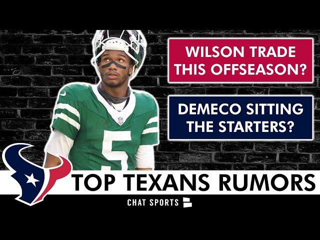 TOP Texans Rumors: Garrett Wilson Trade? Texans Resting Starters? Start Kendrick Green?