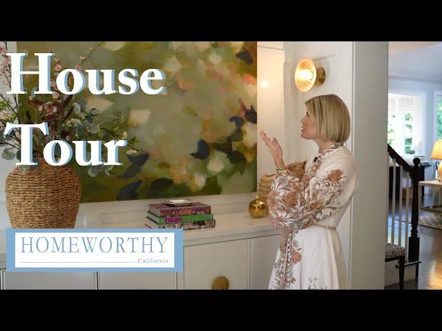 CALIFORNIA HOUSE TOUR | A Home with an East Coast Twist in Atherton