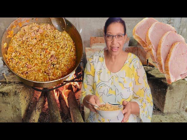 Cocinando Asopao Dominicano en el campo, La cocina de Cesarin