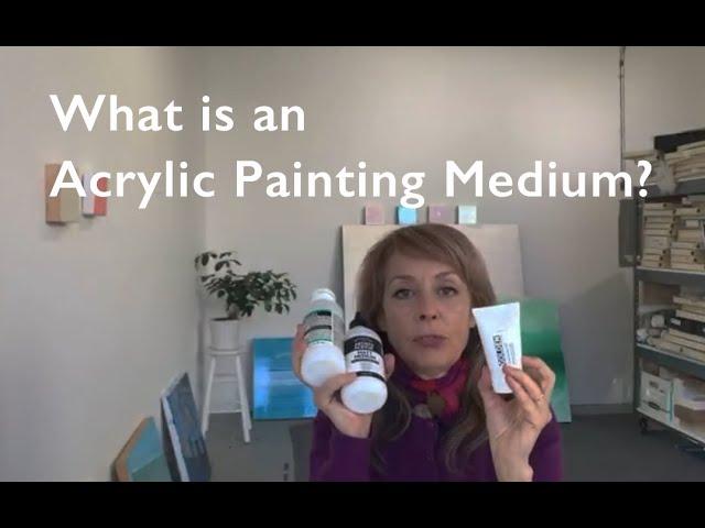 What Is an Acrylic Painting Medium?