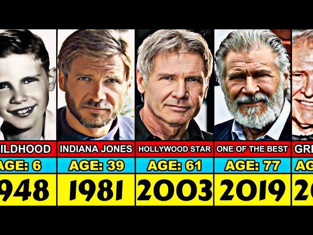 Harrison Ford Transformation From 3 to 82 Year Old