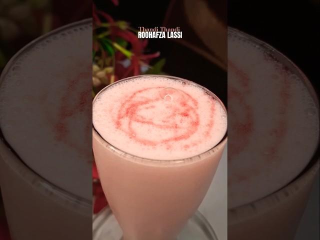 Roohafza Lassi recipe #youtube #summerdrink #zas_perfection #lassi