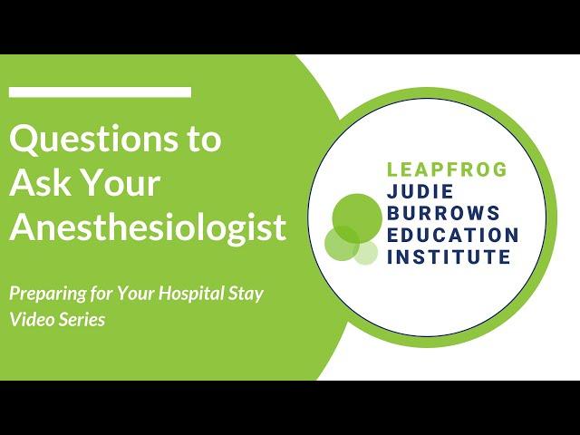 Questions to Ask Your Anesthesiologist