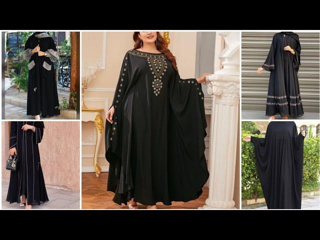 modern fashion black colour abaya collection || latest dubai abaya style 2024