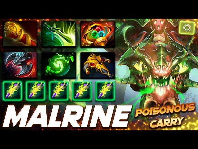 Malrine Viper Poisonous Carry Super Build - Dota 2 Pro Gameplay [Watch & Learn]