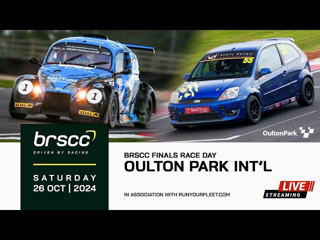 BRSCC LIVE | FINALS RACE DAY @ OULTON PARK | 26TH OCTOBER 2024