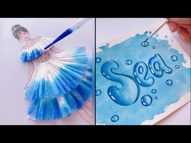 Cool art ideas || 8 easy painting for beginners