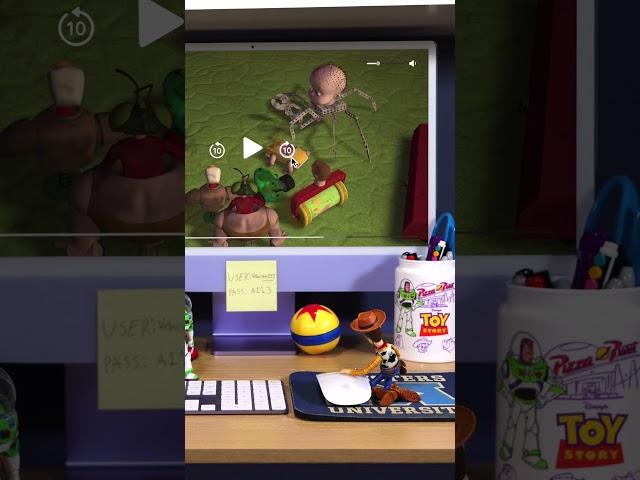 I was watching Toy Story when this happened #animation #stopmotion #toystory