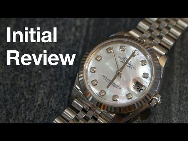 Initial Impression on ROLEX DateJust Fluted Bezel Jubilee Bracelet Mother-of-Pearl With Diamonds