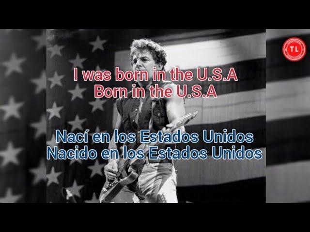 Bruce Springsteen - Born in the USA (Subtitulada en Español e Inglés)