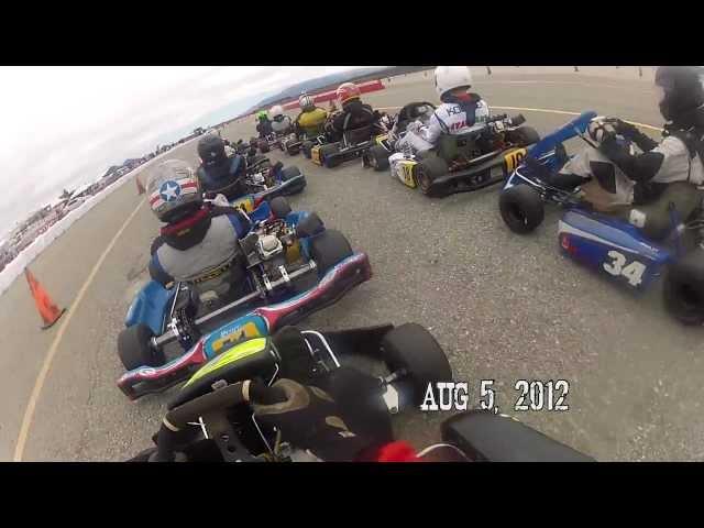 Clone Kart - WKA West Coast - Marina - Aug 5, 2012 Highlights - Ryan Troutwine