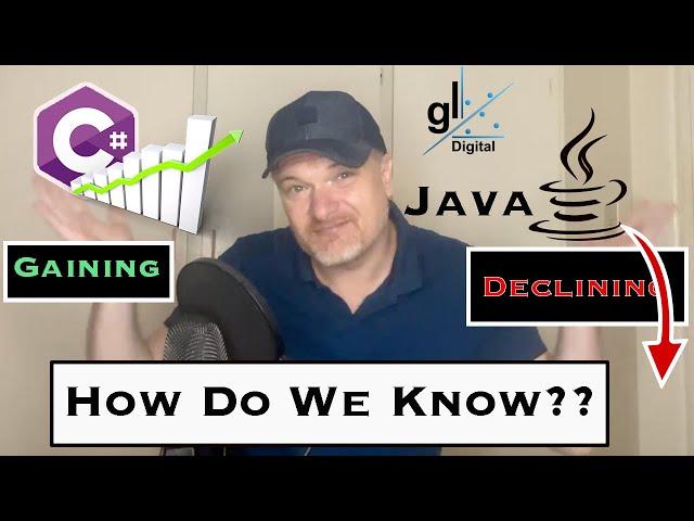 Java is Declining and C# is Gaining - How Do We know??