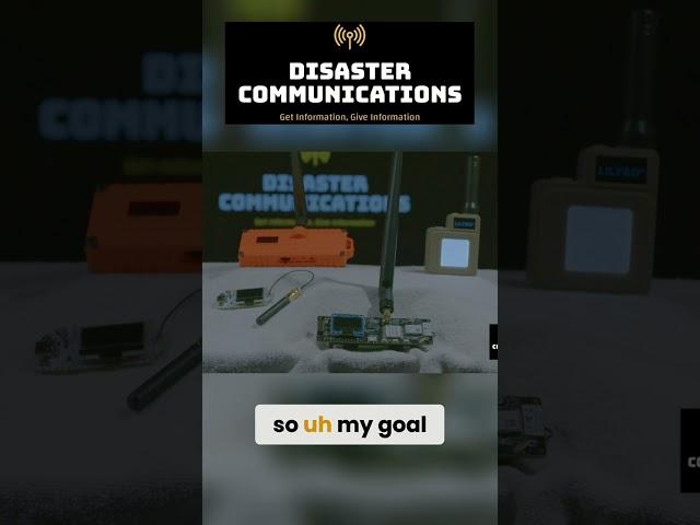 Ham Radio for Disaster Relief: Simplified Comms