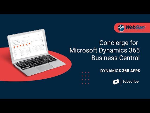 Concierge for Microsoft Dynamics 365 Business Central