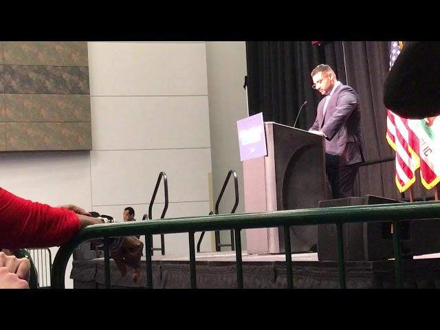 Duraid Antone's speech at Take It Back rally with President Obama