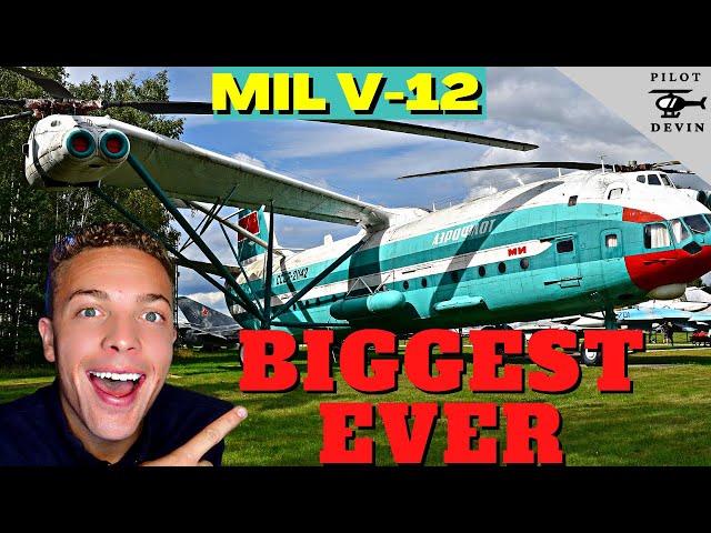 What Happened To The BIGGEST Helicopter Ever Made? (MIL V-12)