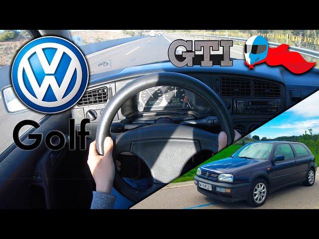 1995 Volkswagen Golf III GTI (85kW) POV 4K [Test Drive Hero] #118 ACCELERATION, ELASTICITY & DYNAMIC