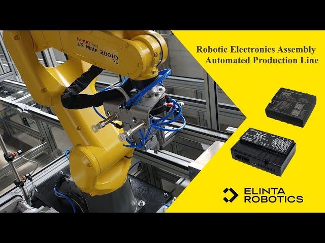 Robotic Electronics Assembly | Automated Production Line, Fanuc Robot, Laser Marking