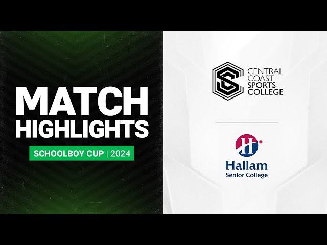 Peter Mulholland Cup 2024 | Central Coast SC v Hallam College | Match Highlights | Elimination Final