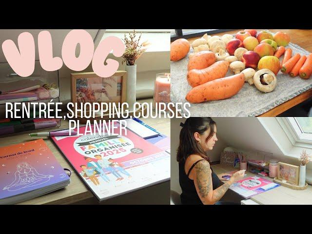 VLOG • RENTRÉE SHOPPING PLANNER ️️