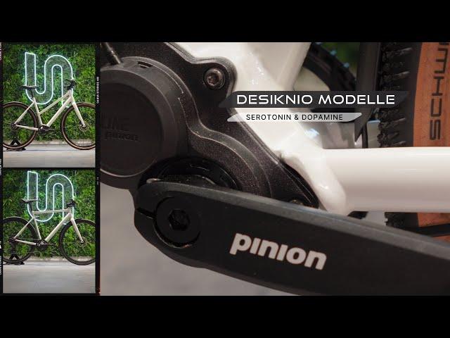 DESIKNIO Dopamine & Serotonin mit Pinion-Getriebe | Extrem leichte Hightech Urban E-Bikes ️