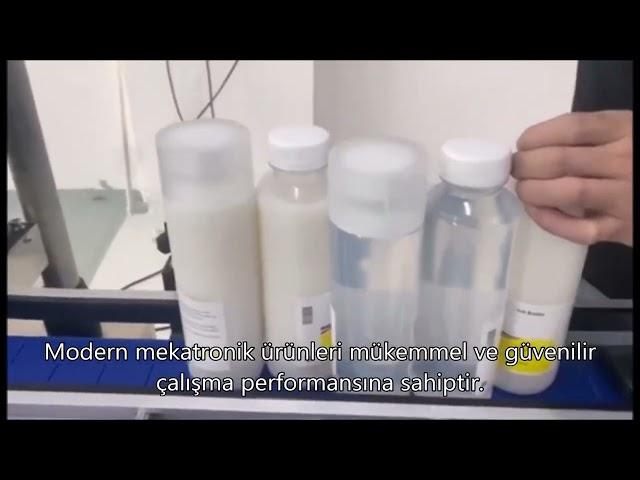 Şişe gövdesine etiket nasıl yapıştırılır? ,Şişe etiketleme makinesi,konteyner gövde etiketi aplikatö