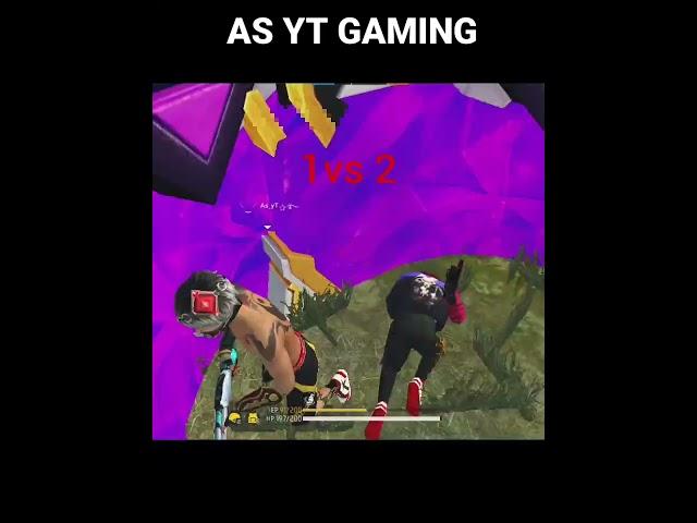 AS yt gaming 1vs2 gameplay video. #freefire #shortvideo #asytgaming #asyt