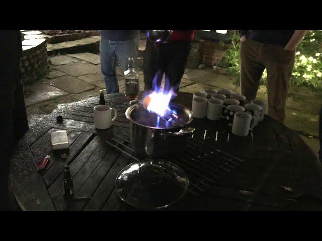 Mulled Wine Recipe /  Feuerzangenbowle Glühwein / Traditional German Christmas Beverage /Burnt Punch