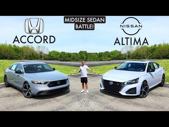 MIDSIZE CLASSICS! -- 2024 Honda Accord vs. 2024 Nissan Altima: Comparison