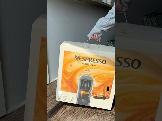 My DREAM Coffee Machine ️ Nespresso Plus unboxing #ASMR #unboxing