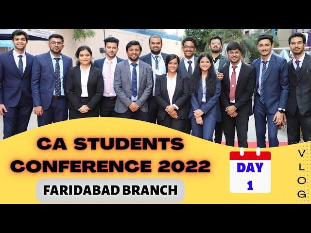 CA Students Conference Vlog| What is CA Conference? | ICAI FARIDABAD | Pravishti Day 1| Isha Verma