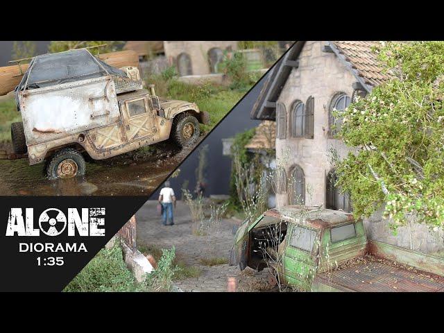 ALONE Humvee VW  T3 Diorama scale 1:35