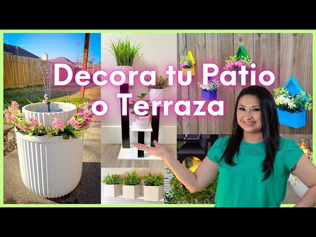 DECORA tu PATIO o TERRAZA 2024 / Decoración de exteriores