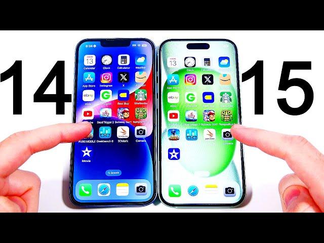 iPhone 14 vs iPhone 15 Speed Test!