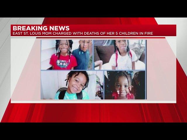 Mother of 5 children killed in Metro East apartment fire is charged