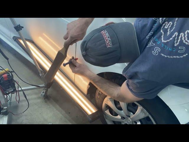 Toyota Fender Repair with no filler!