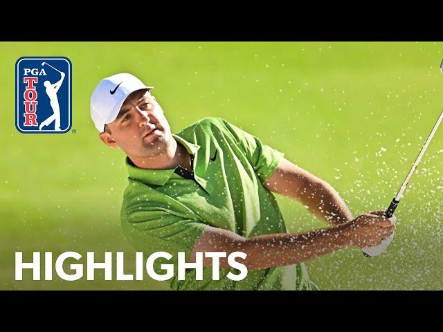 Scottie Scheffler shoots 4-under 66 | Round 1 | Charles Schwab | 2022